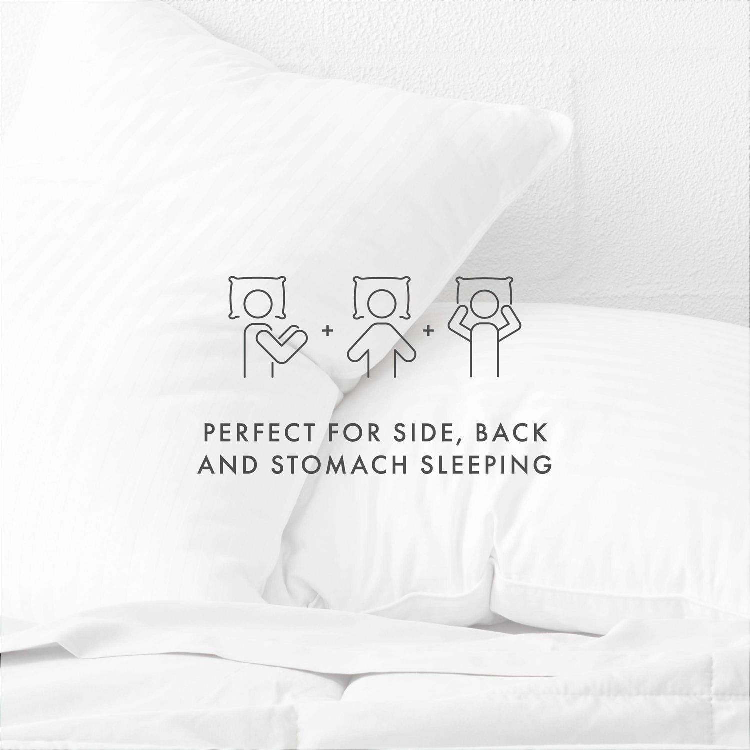 Becky Cameron Plush Down Alternative Gel Fiber Pillows 2 Pack - Image 2