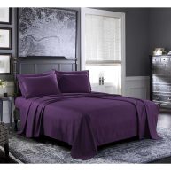 Pure Bedding Bed Sheets Sheet Set Hotel Luxury 1800 Brushed Microfiber