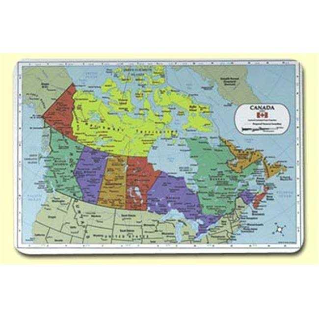 Painless Learning Canada Map Placemat - Image 3