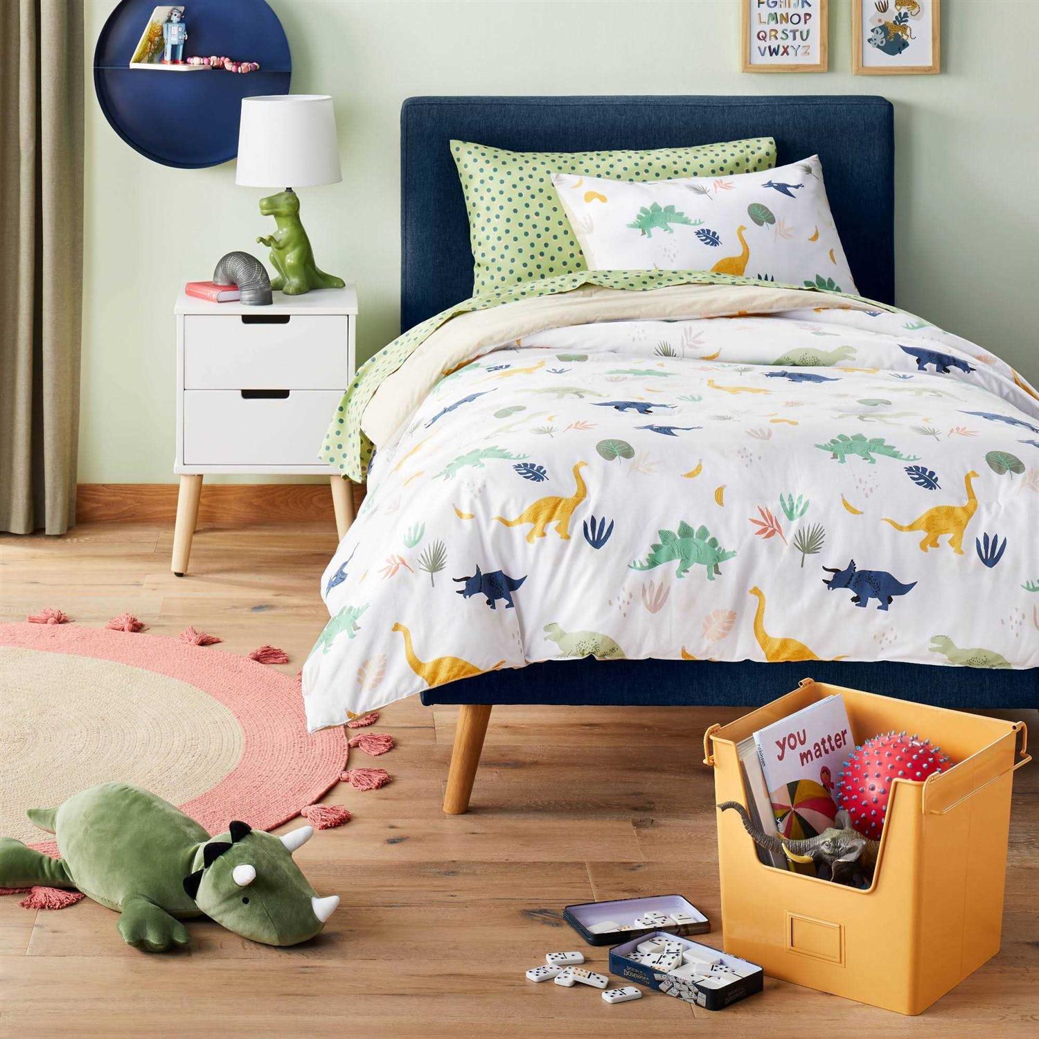 Pillowfort Twin Dinosaur Cotton Comforter Set - Image 3