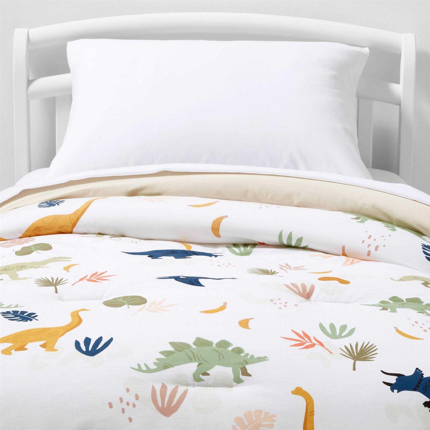 Pillowfort Twin Dinosaur Cotton Comforter Set