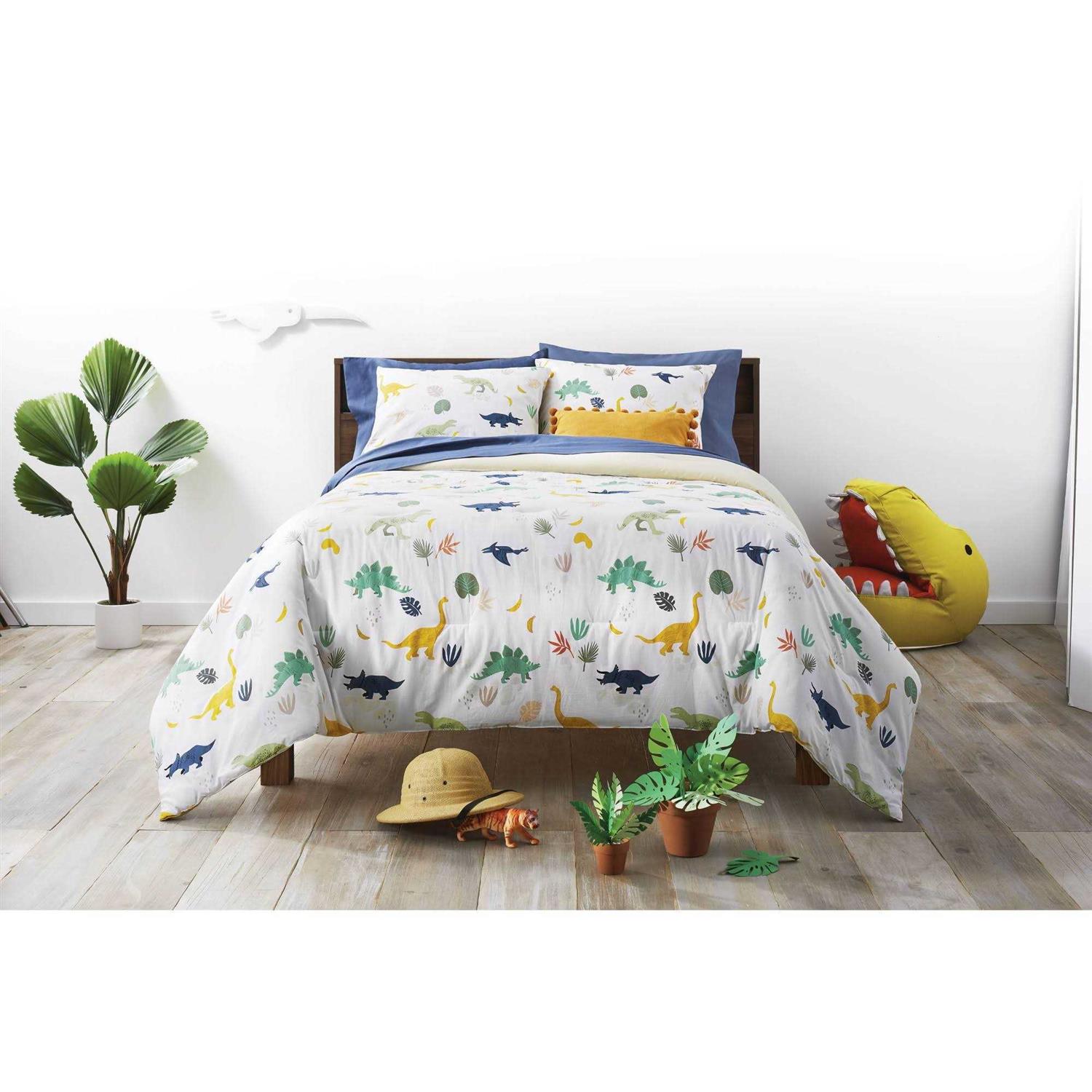 Pillowfort Twin Dinosaur Cotton Comforter Set - Image 4