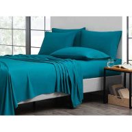 Bamboo 1800 Count Leaf Embossed Bed Sheet Set