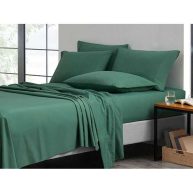 Bamboo 1800 Count Leaf Embossed Bed Sheet Set
