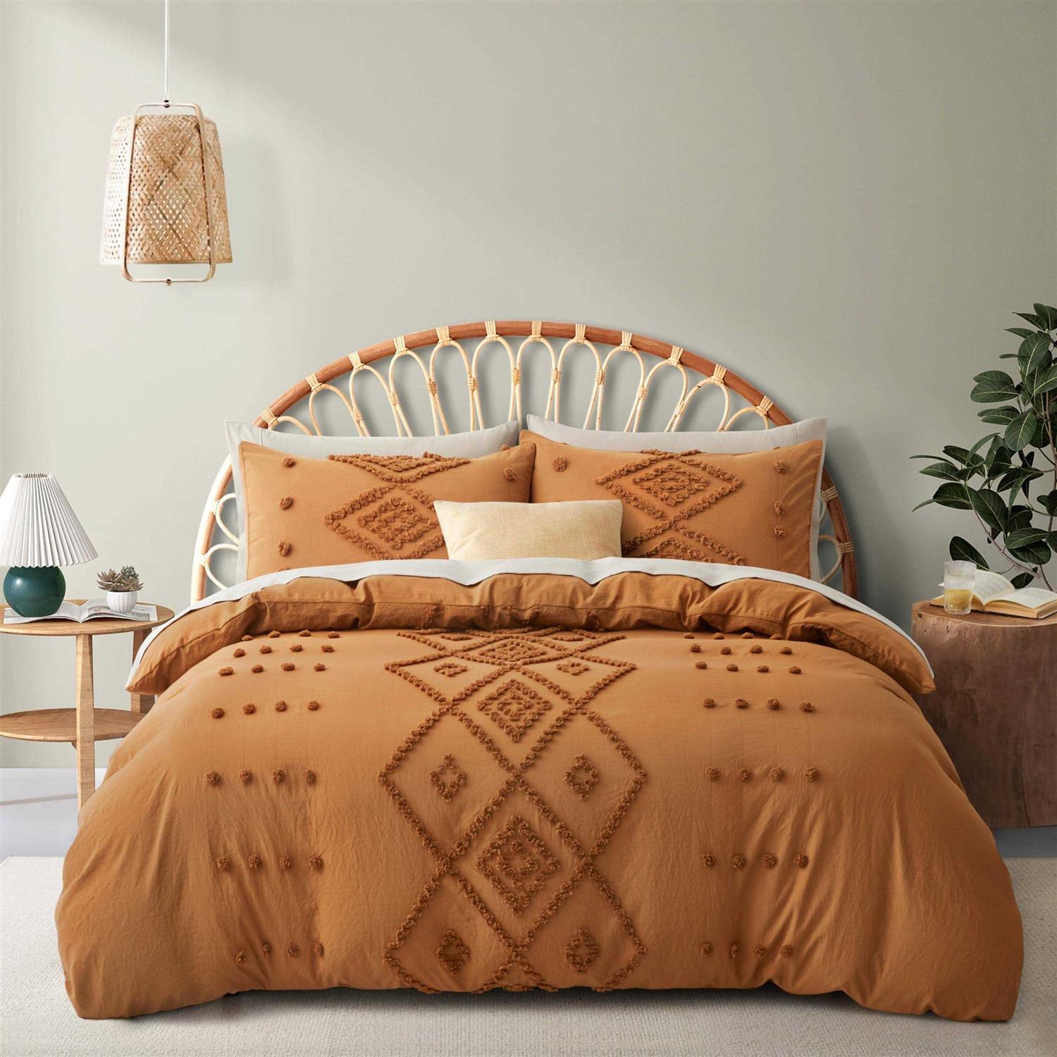 Oli Anderson Tufted Duvet Cover Soft and Lightweight Duvet Covers Set for All Seasons