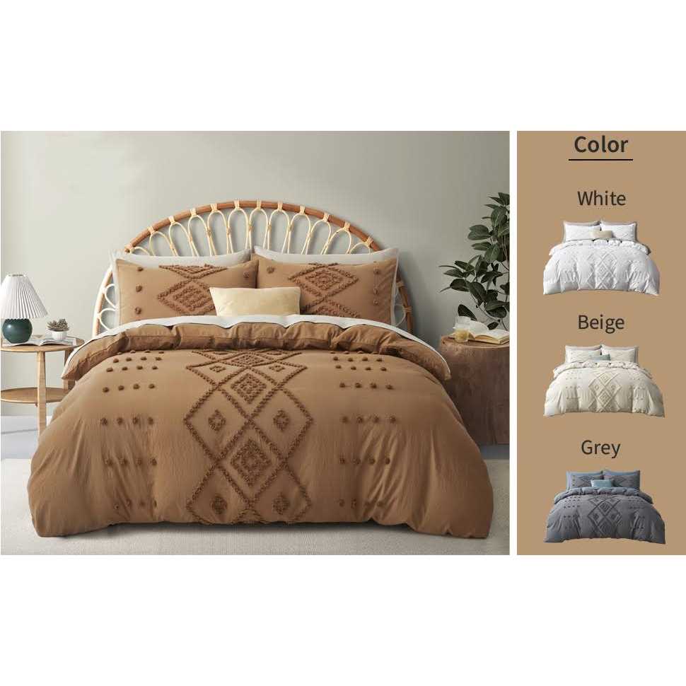 Oli Anderson Tufted Duvet Cover Soft and Lightweight Duvet Covers Set for All Seasons - Image 2