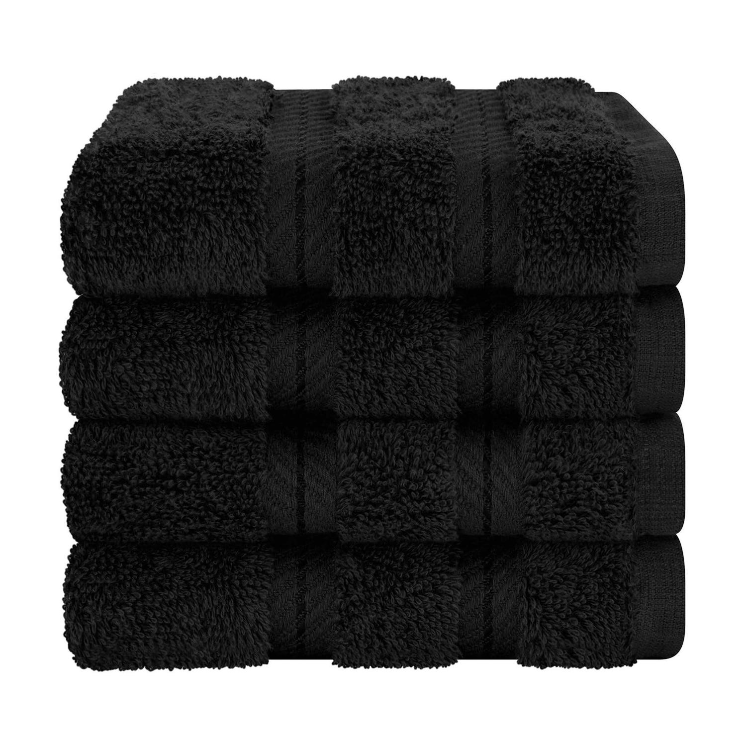 American Soft Linen Washcloth Set 100% Turkish Cotton 4 Piece Face Hand Towels for Bathroom and Kitchen - Image 2