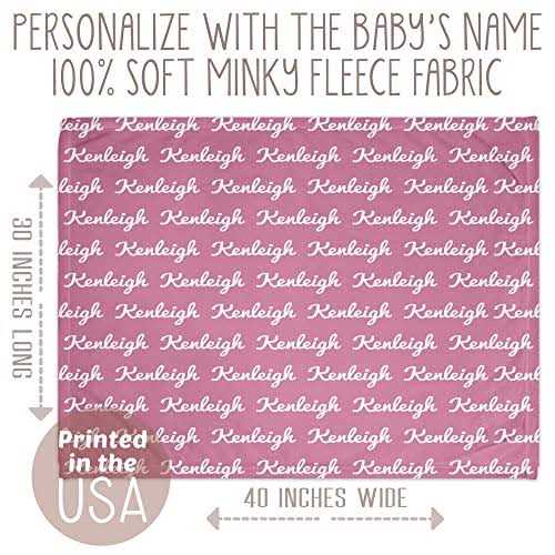 Personalized Name Baby Blankets for Girls with Name - Image 3