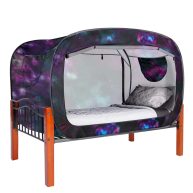 Pop Up Privacy Tent for Indoor Use Bed Canopy for Sleeping Bed Tent Double Door with Mosquito Mesh