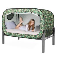 Pop Up Privacy Tent for Indoor Use Bed Canopy for Sleeping Bed Tent Double Door with Mosquito Mesh