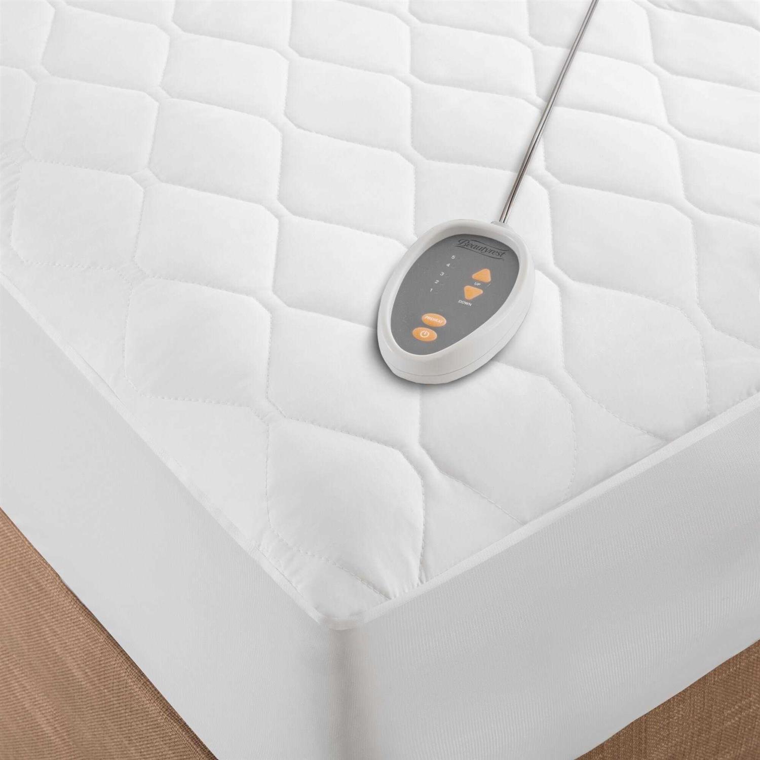 Beautyrest Cotton Blend Heated Mattress Pad - Image 2