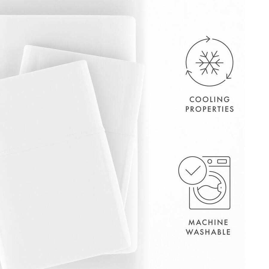 6-Piece Bed Sheet Set Bamboo Softness - Image 4