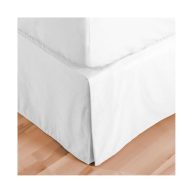 Bare Home Bed Skirt Microfiber Pleated