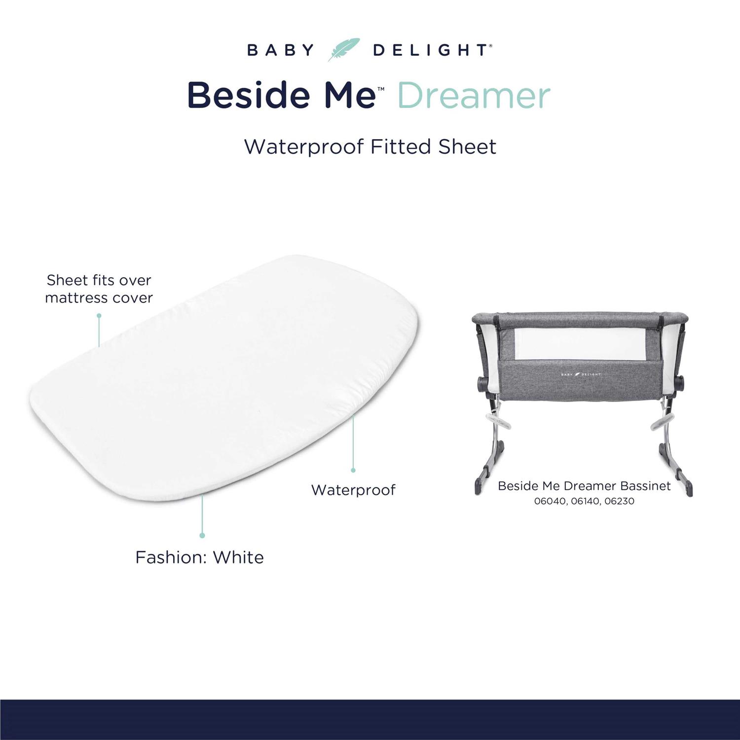 Baby Delight Fitted Bassinet Sheet - Image 4