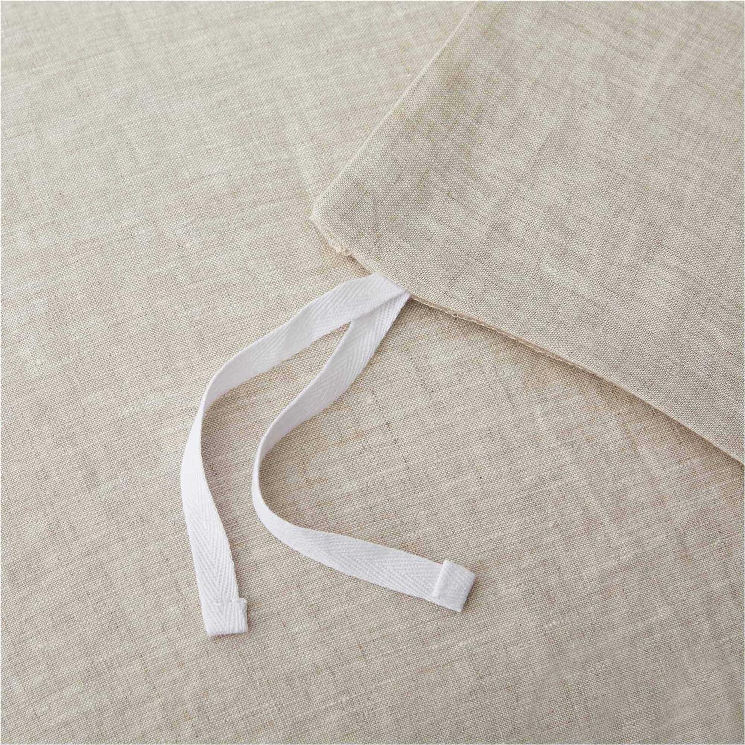 Premium Flax Linen Duvet Cover Set with Pillowcases Moisture Wicking and Breathable - Image 4