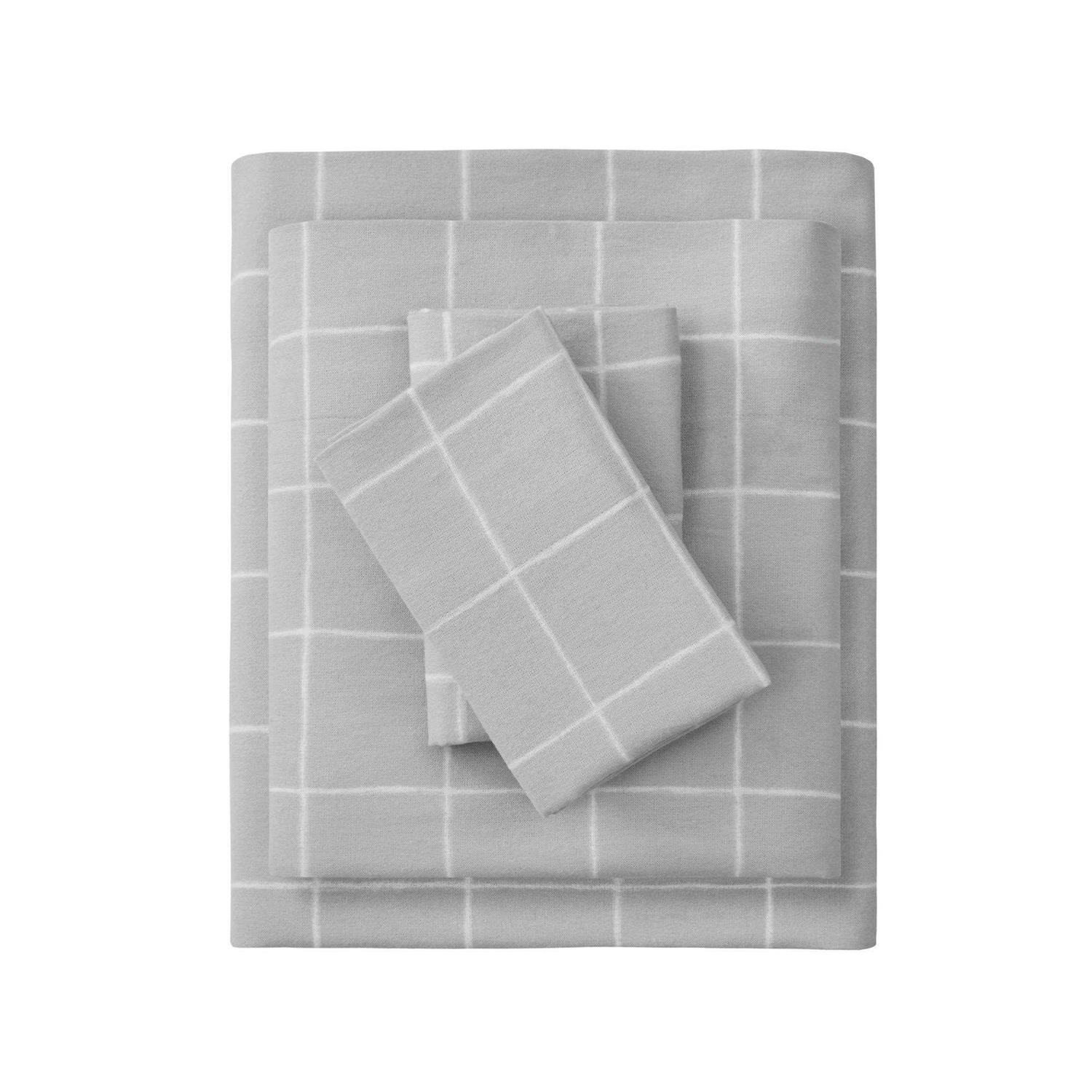 Beautyrest Oversized Flannel 4-Piece Cotton Sheet Set - Image 4