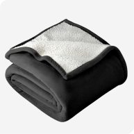 Bare Home Sherpa Fleece Blanket Plush Bed Blanket