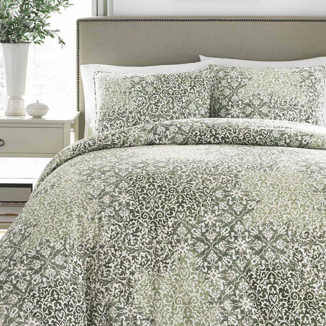 Rania 100% Cotton 3 Piece Comforter Set One Allium Way - Image 2