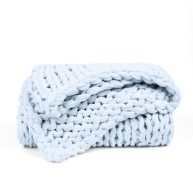 Becky Cameron Chunky Knit Throw Blanket