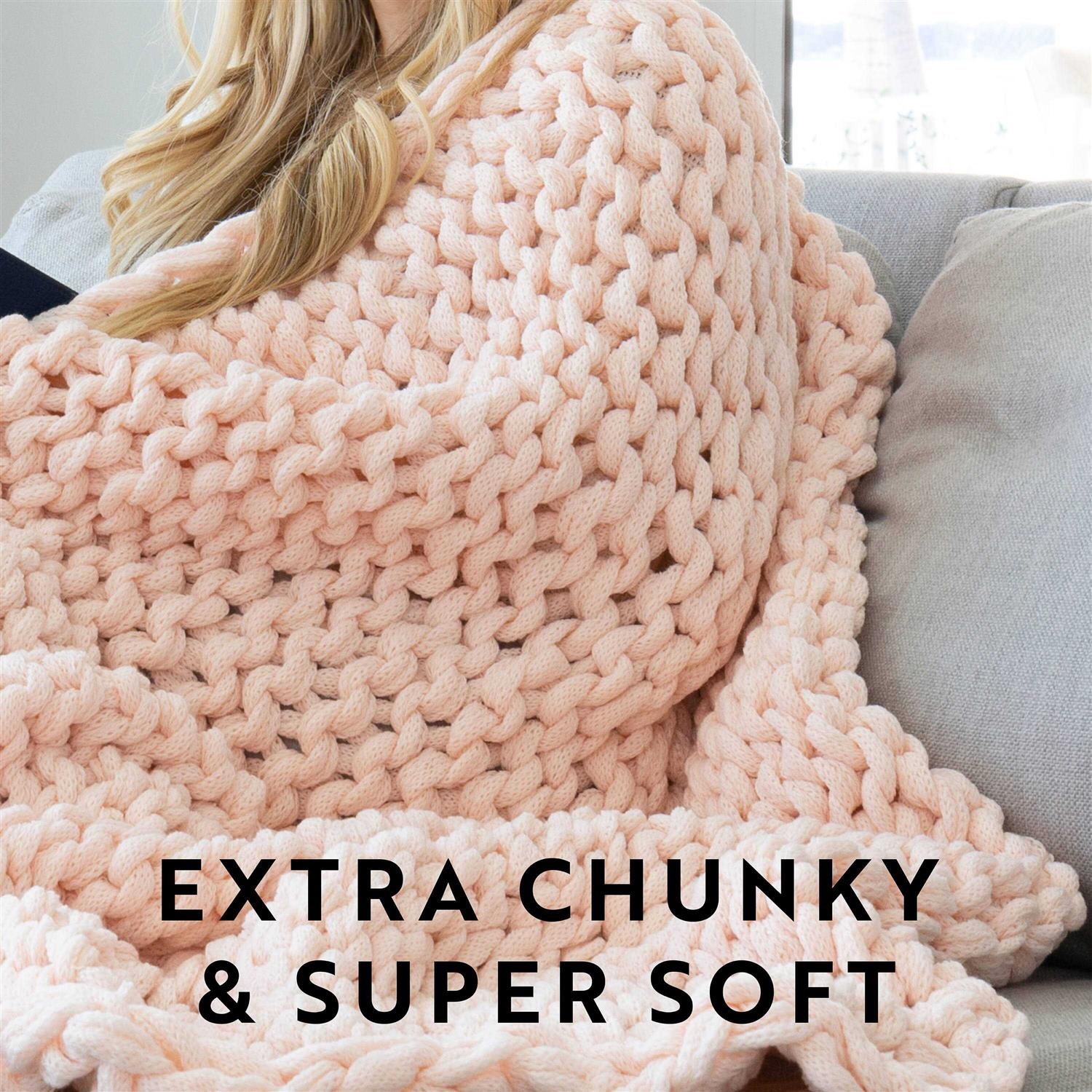 Becky Cameron Chunky Knit Throw Blanket - Image 3
