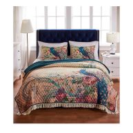 Barefoot Bungalow Eden Peacock Quilt Set