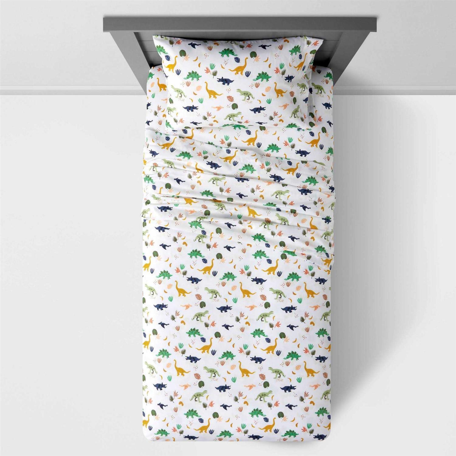 Pillowfort Dinosaur Microfiber Kids’ Sheet Set - Image 5