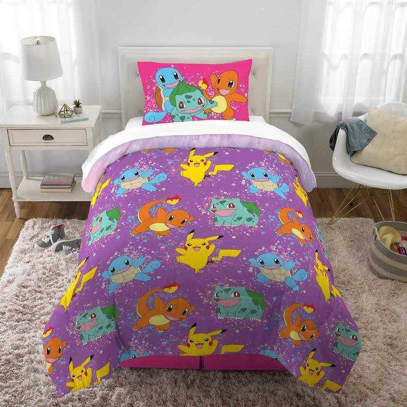 Pokemon Tie Dye Kids Comforter and Pillowcase - Image 2