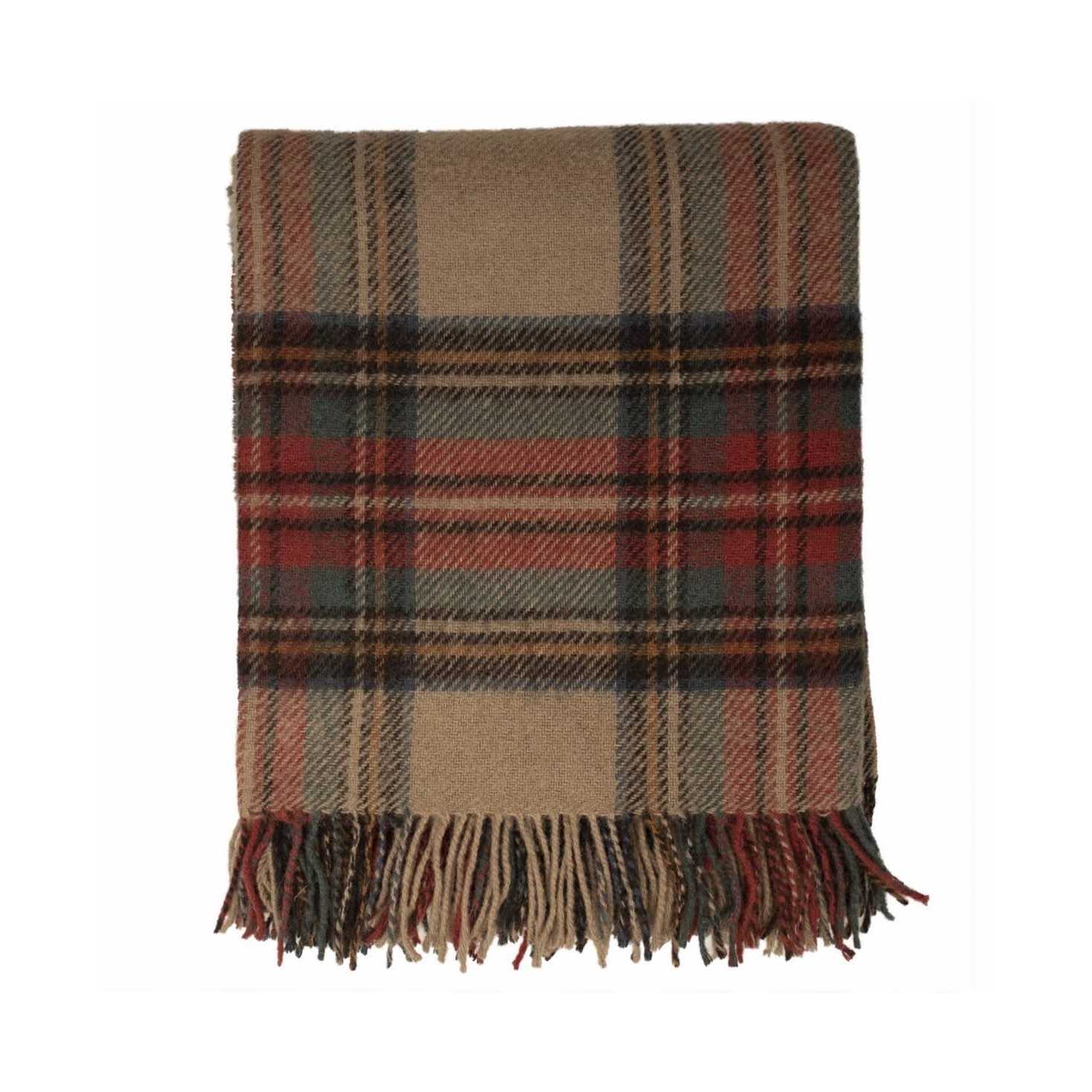 Prince of Scots Tartan Tweed Fluffy Throw - Image 2