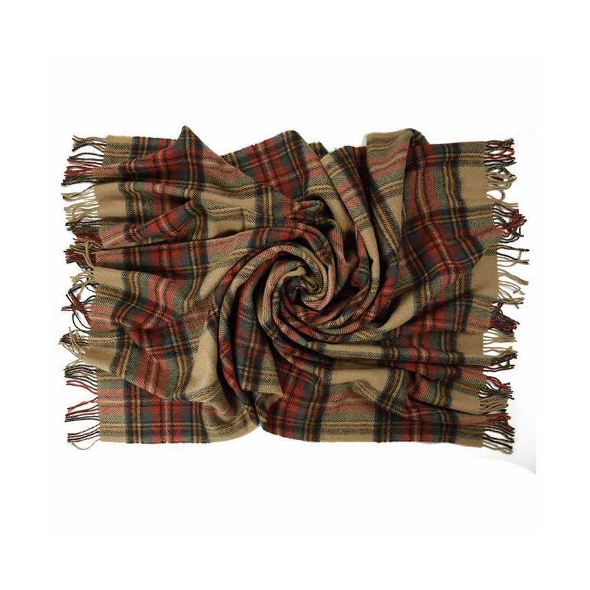 Prince of Scots Tartan Tweed Fluffy Throw - Image 5