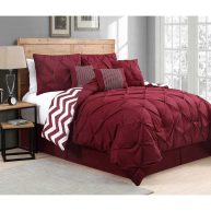 Avondale Manor 7-Piece Ella Pinch Pleat Comforter Set