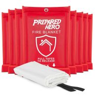 Prepared Hero Emergency Fire Blanket Fire Suppression Blanket for Kitchen