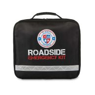 Always Prepared Standard Roadside Emergency Car Kit – with Jumper Cables – All-in-one Auto Safety and First Aid Kit – Travel Safety