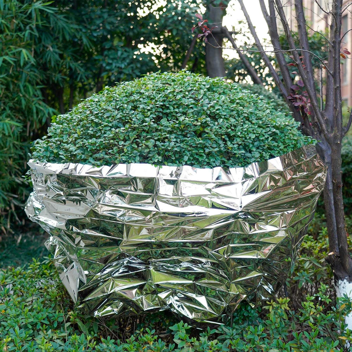 Plant Growth Mylar Films High Reflective Mylar Film Garden Greenhouse Covering Foil Sheets for First Aid Blanket Growth Room Camping Simple Tent - Image 2