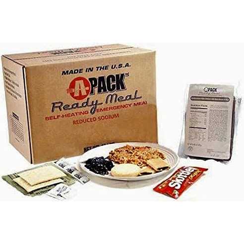 A-pack Reduced Sodium Self-Heating Emergency Meal - Image 3