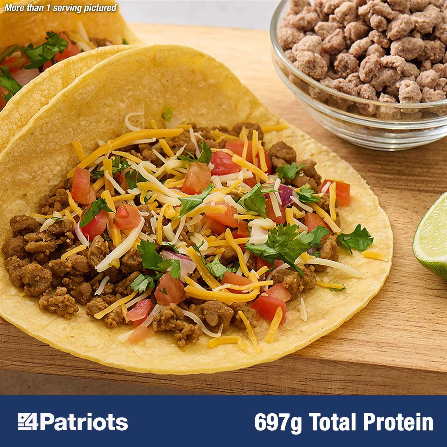 4Patriots Meat & Protein Survival Kit Emergency Food Supply Freeze-Dried Meat - Image 5