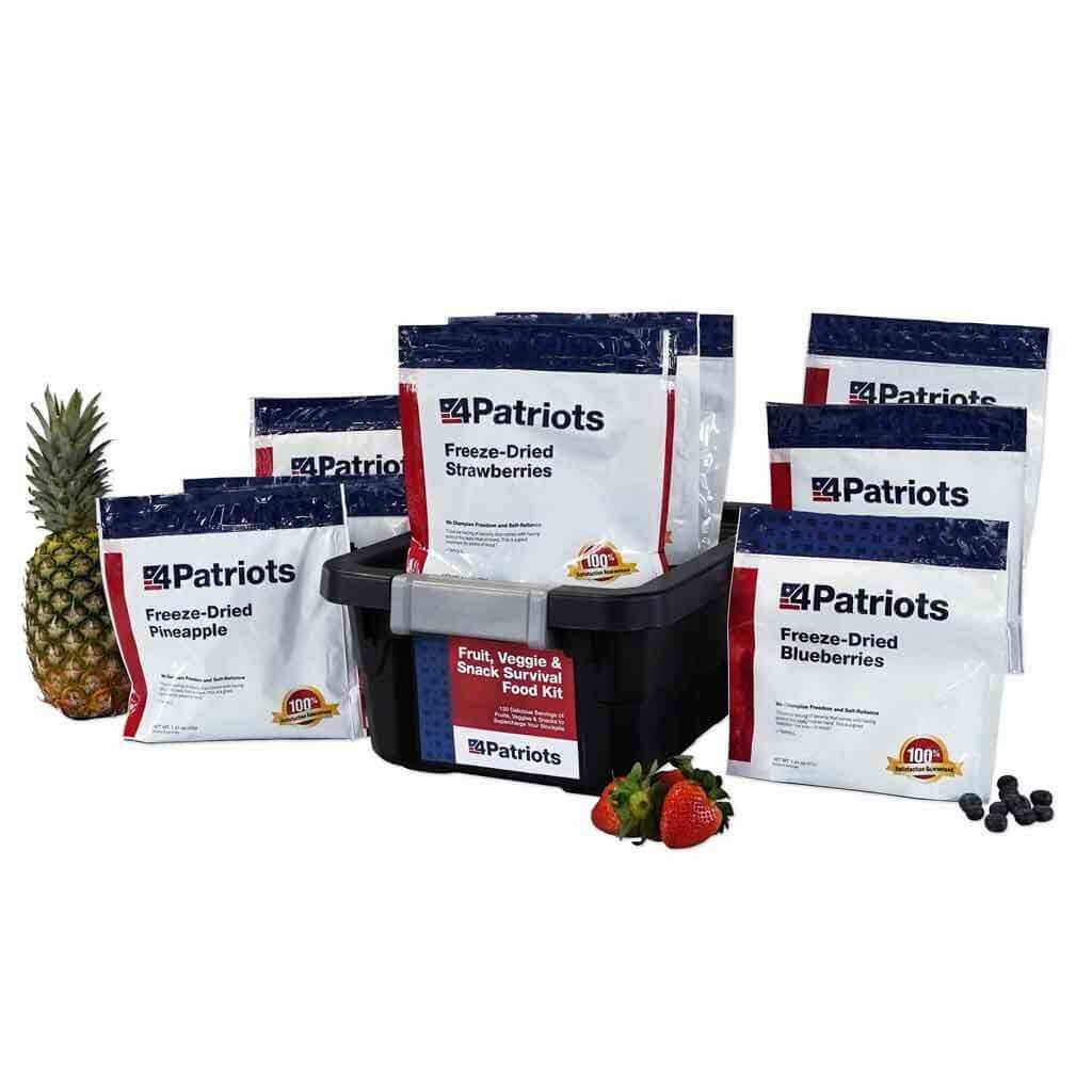 4patriots Fruit Veggie & Snack Emergency Food Supply Survival Kit Perfect for Camping - Image 2