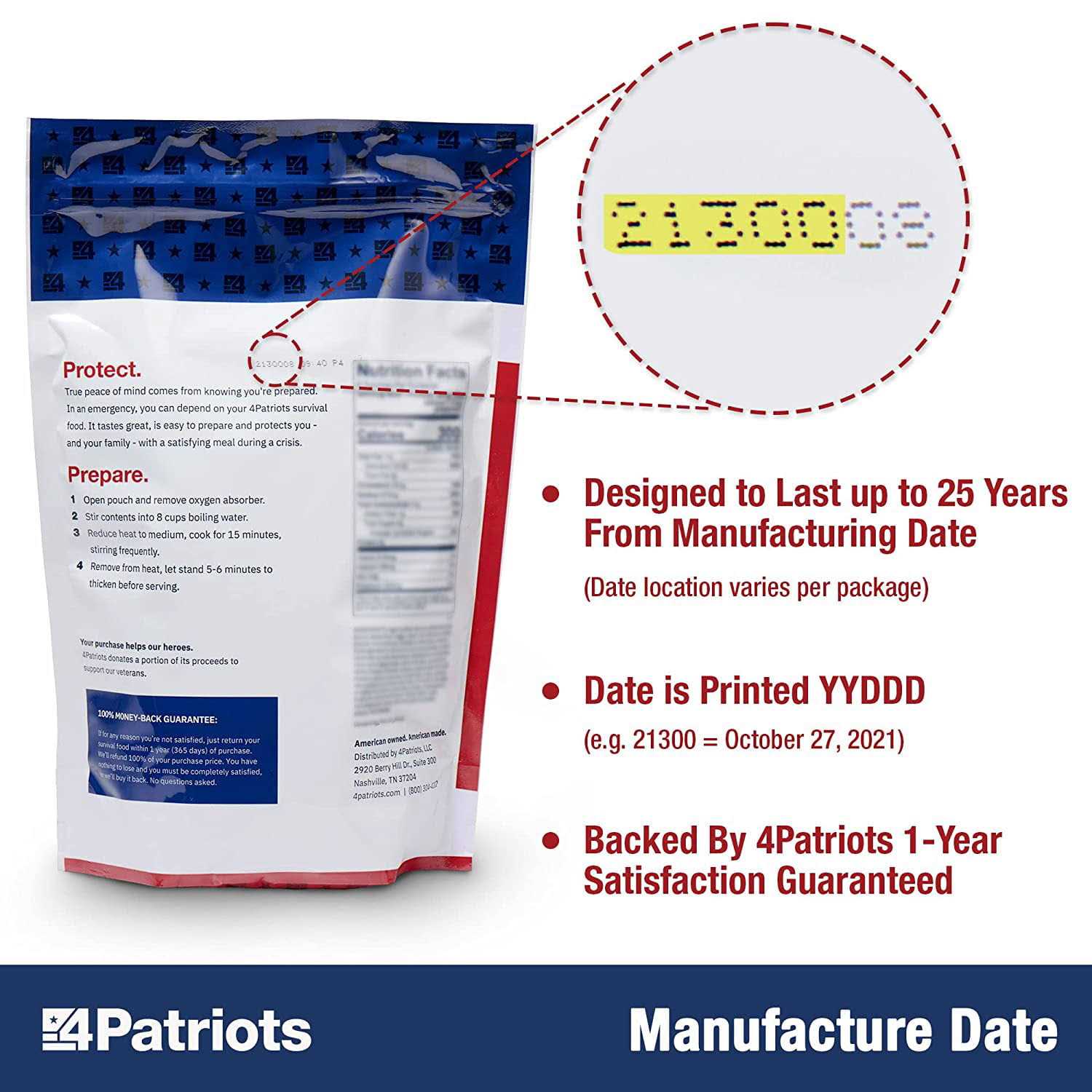 4patriots Fruit Veggie & Snack Emergency Food Supply Survival Kit Perfect for Camping - Image 5