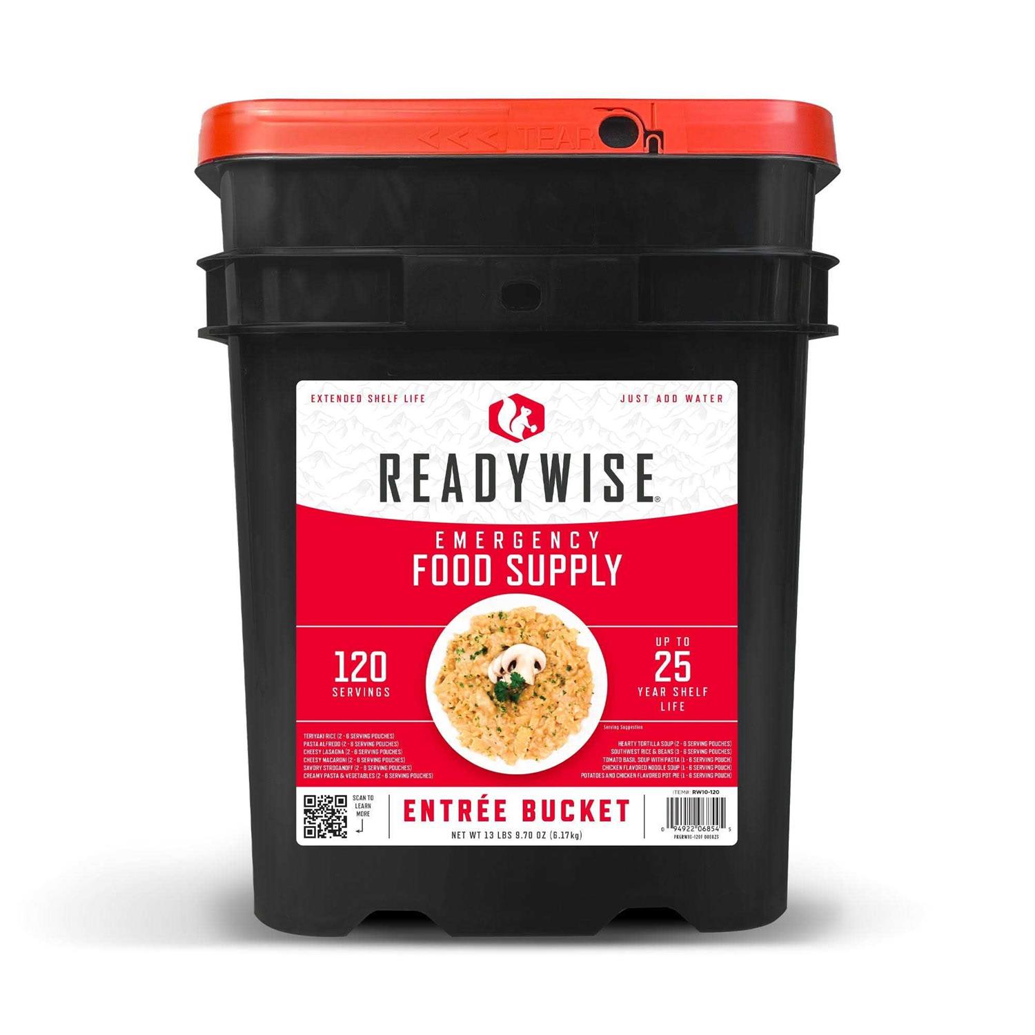 ReadyWise 120 Serving Emergency Food Supply