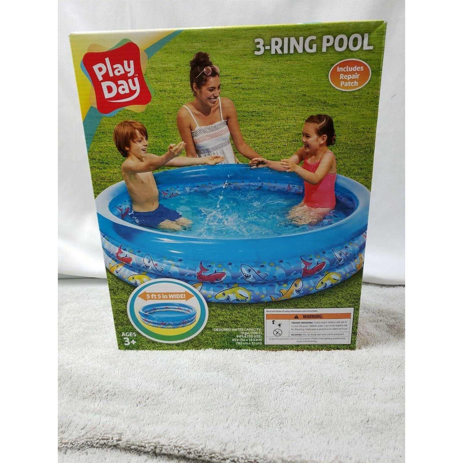 Play Day 3 Ring Shark Pool - Image 2