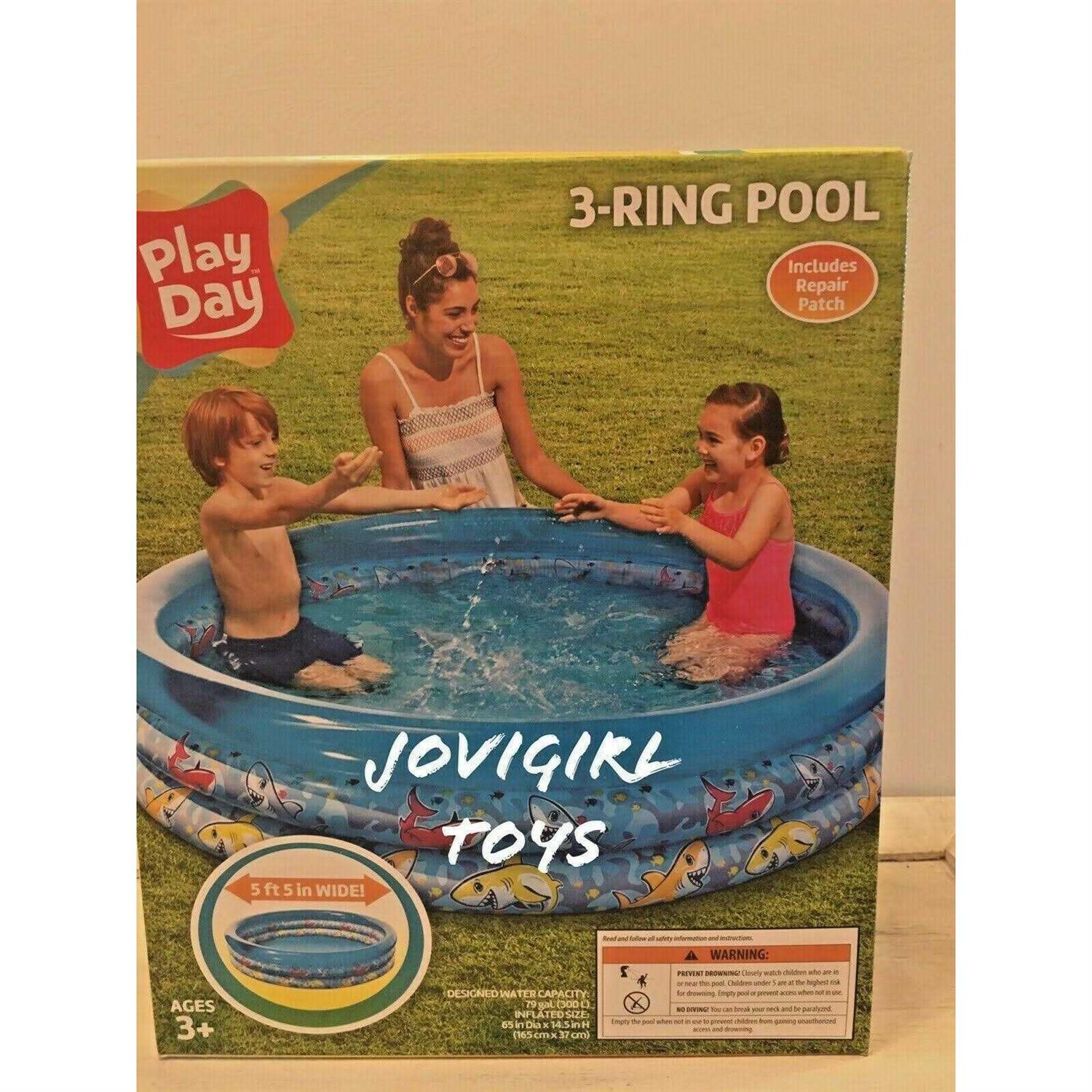 Play Day 3 Ring Shark Pool - Image 3