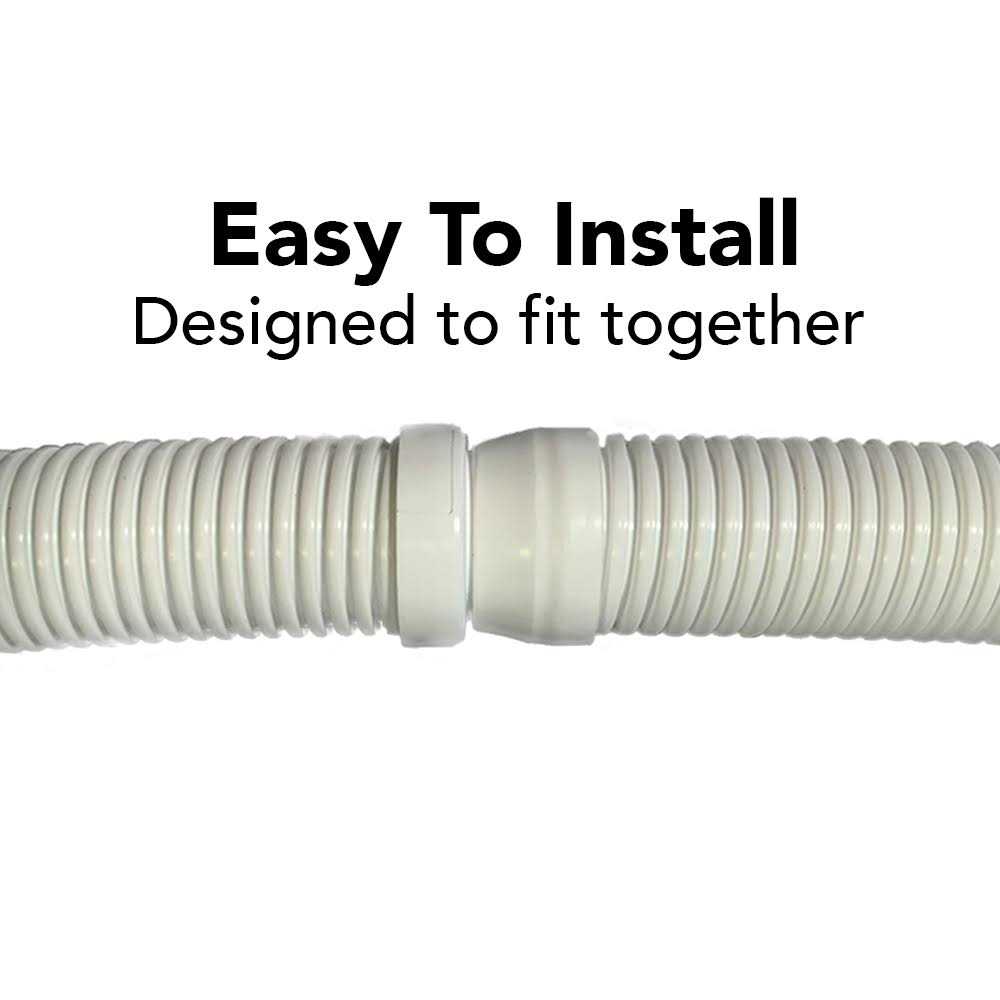 Puri Tech Universal Swimming Pool Cleaner Suction Hose 48 Long Grey Color for Hayward Navigator, Pool Vac - Image 4