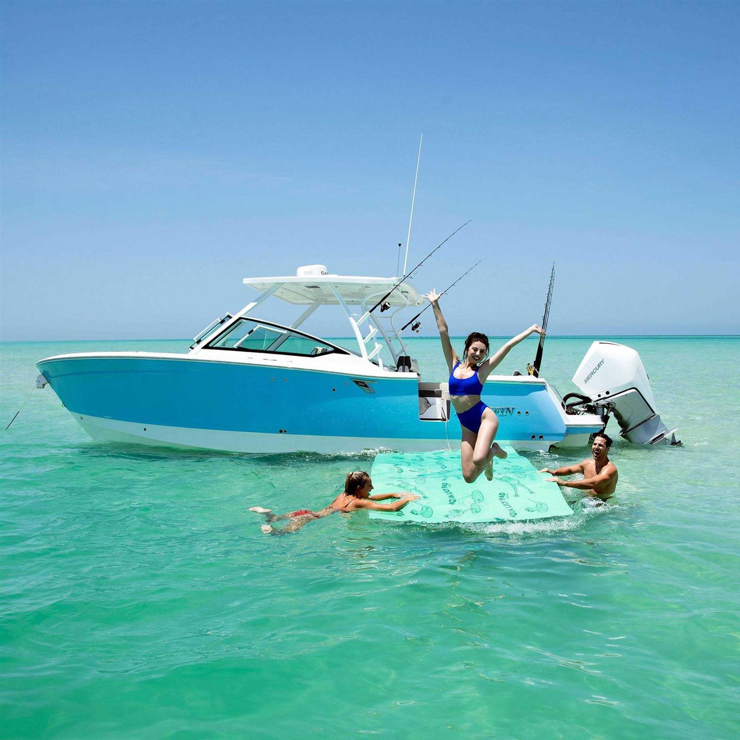 Aqua Lily Pad Original Floating Water Mat - Image 2