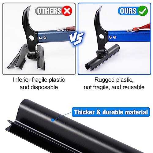 48 Pack Winter Pool Cover Clips for Above Ground Pools 2 Shapes Pool Clips Pool Cover Clamps 4.7 inch Pool Wind Guard Clips Pool - Image 5