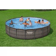 Bestway Power Steel 18′ x 48” Round Above Ground Pool Set
