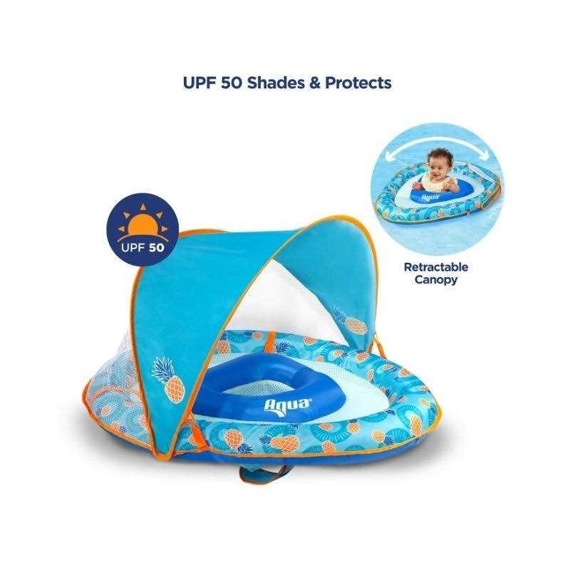 Aqua Leisure Adjustable Seat Baby Float Canopy - Image 2