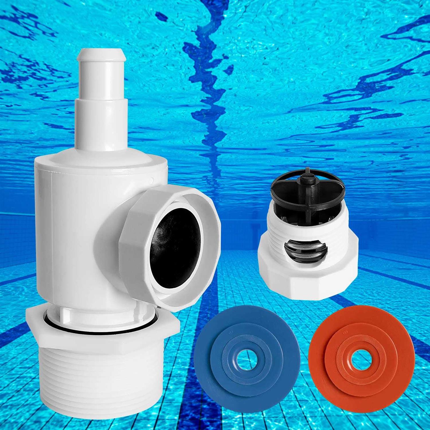 AOIT Wall Fitting Connector for Polaris Cleaner-Pressure Relief Valve Quick Connect Assembly Wall Fitting Fit with Polaris Zodiac 180 280 380 Pool Vacuum - Image 2