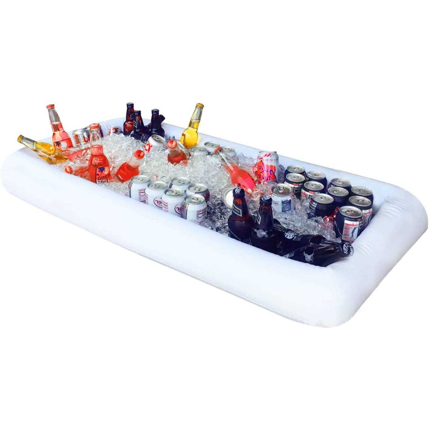 Novelty Place Iatable Ice Serving Buffet Bar with Drain Plug