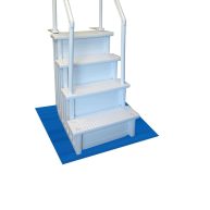 Resilia Stay-Put Swimming Pool Ladder Mat Non-slip Wide Ribbed