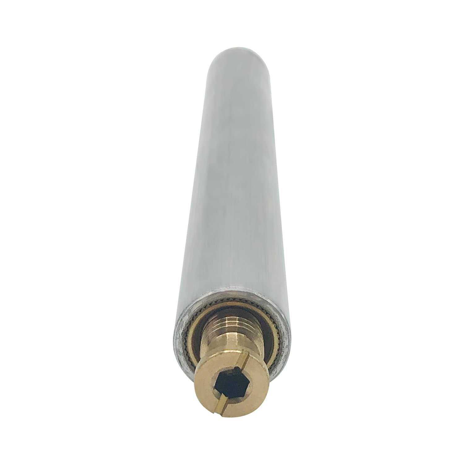 Poolzilla Aluminum Tube with Brass Anchor for Pool Safety Cover Installation, Anchor Installation for Loose Ground or with Pavers - Image 2
