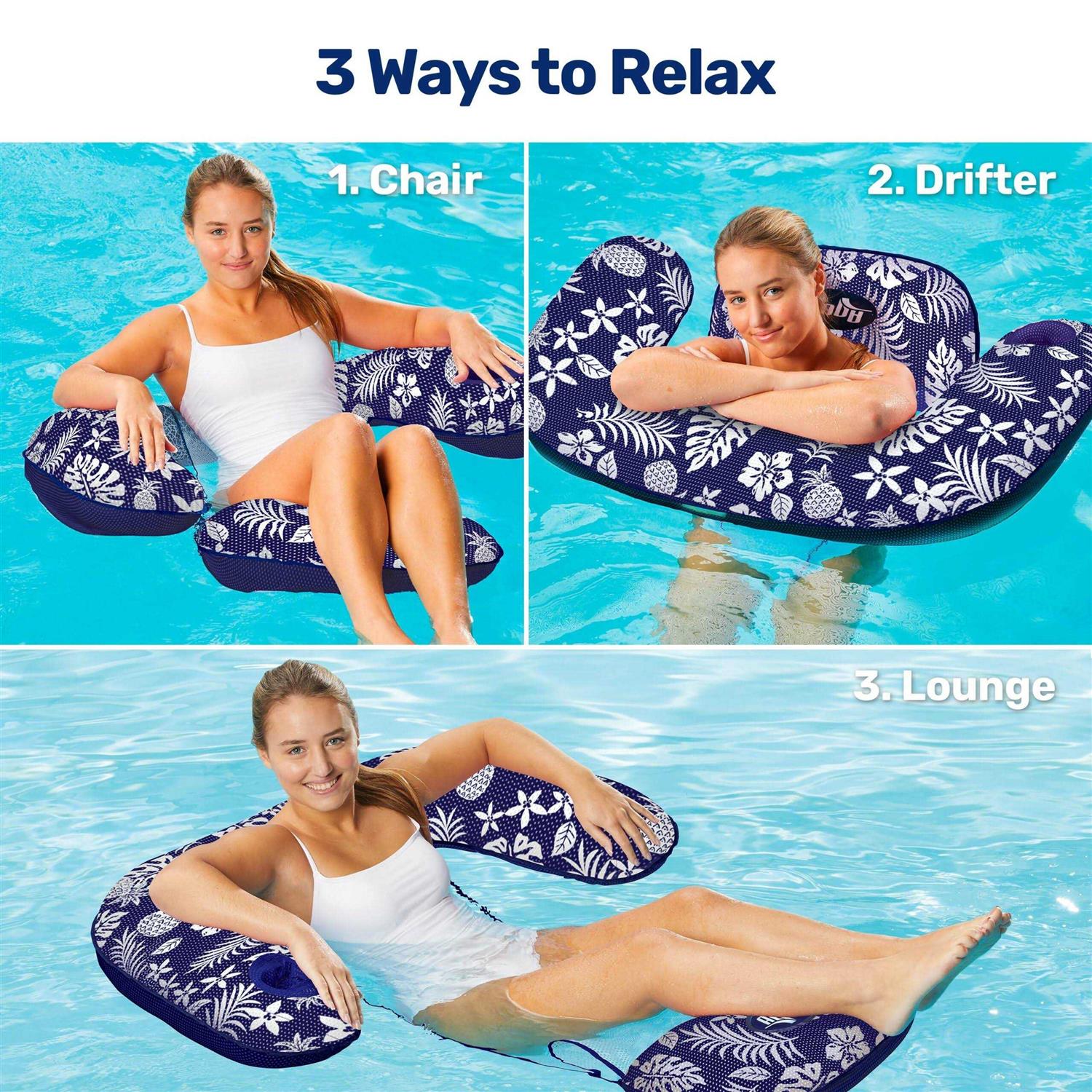 Aqua Leisure 3-in-1 Lounge Chair & Drifter - Image 2